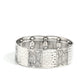 Textured Traveler - Silver - Paparazzi Bracelet Image