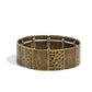 Textured Traveler - Brass - Paparazzi Bracelet Image