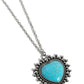 Southwestern Sentiment - Blue - Paparazzi Necklace Image