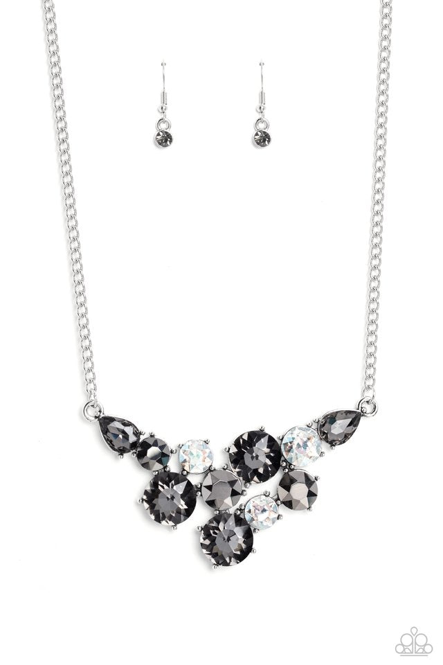 Round Royalty - Silver - Paparazzi Necklace Image