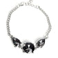 Twinkling Trio - Silver - Paparazzi Bracelet Image