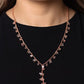 Chiseled Catwalk - Copper - Paparazzi Necklace Image