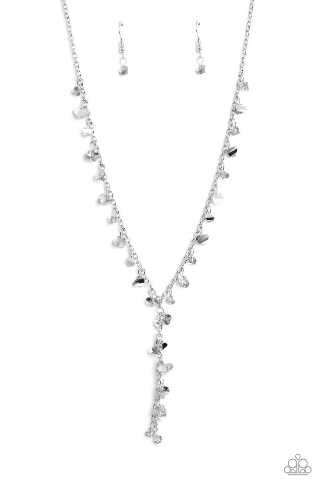 Chiseled Catwalk - Silver - Paparazzi Necklace Image