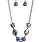 Glittering Geometrics - Brass - Paparazzi Necklace Image