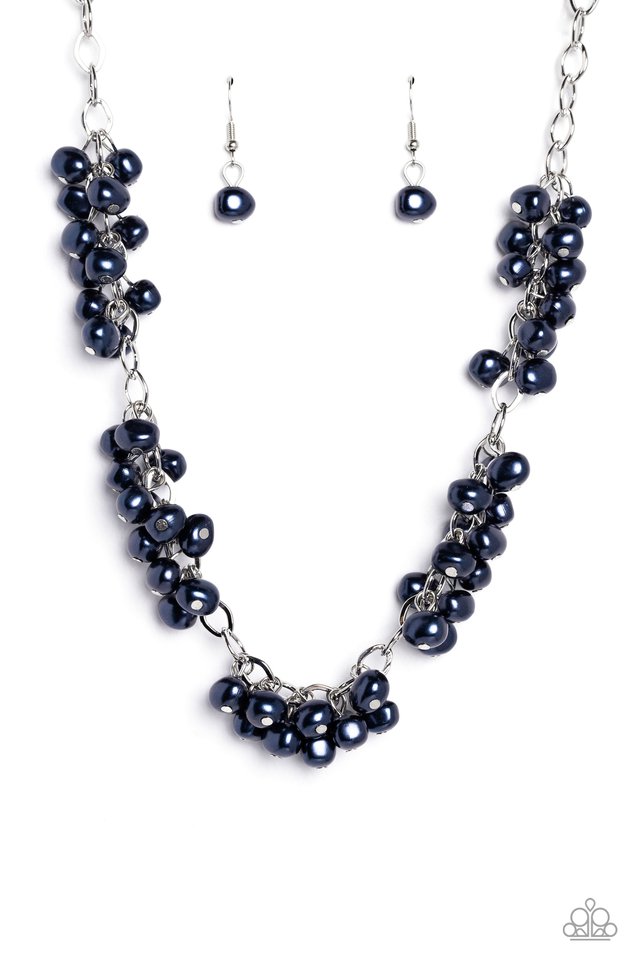 Pearl Parlor - Blue - Paparazzi Necklace Image