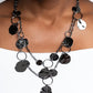 Hammered Horizons - Black - Paparazzi Necklace Image