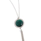 Tallahassee Tassel - Green - Paparazzi Necklace Image