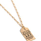 Possible Pendant - Gold - Paparazzi Necklace Image