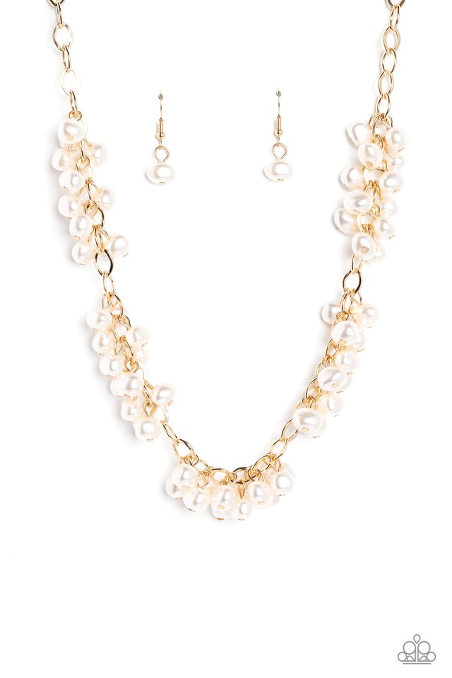 Pearl Parlor - Gold - Paparazzi Necklace Image