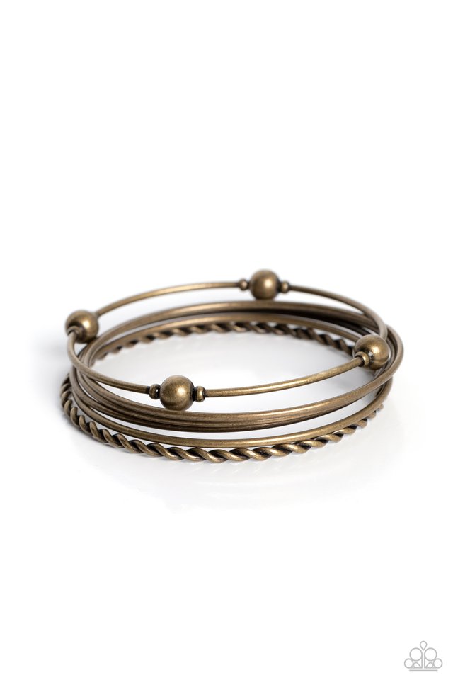 Lost and Found - Brass - Paparazzi Bracelet Image