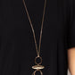 Oblong Obligato - Gold - Paparazzi Necklace Image