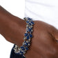 Teasing Torrent - Blue - Paparazzi Bracelet Image