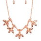 Dauntlessly Debonair - Copper - Paparazzi Necklace Image