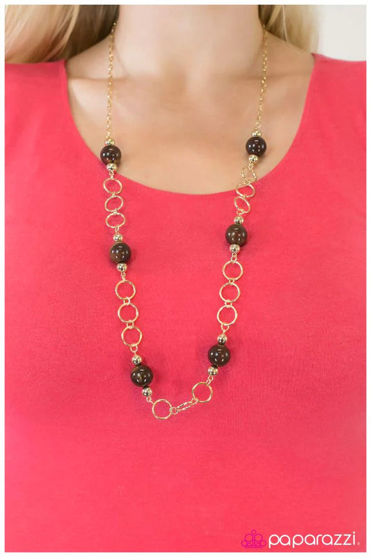 Paparazzi Necklace ~ Dressed to Impress - Gold