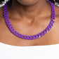 Painted Powerhouse - Purple - Paparazzi Necklace Image