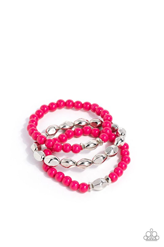 The Candy Man Can - Pink - Paparazzi Bracelet Image