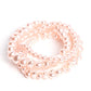 Gossip PEARL - Pink - Paparazzi Bracelet Image