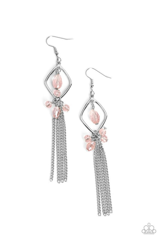 Effulgent Era - Pink - Paparazzi Earring Image