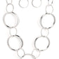 Shimmering Symphony - Silver - Paparazzi Necklace Image