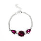 Twinkling Trio - Pink - Paparazzi Bracelet Image