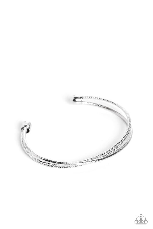 Coachella Curls - Silver - Paparazzi Bracelet Image