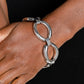 Constructed Chic - Silver - Paparazzi Bracelet Image