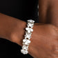 Teasing Torrent - White - Paparazzi Bracelet Image