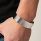 Linear Layers - Silver - Paparazzi Bracelet Image