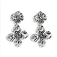 Gilded Grace - Silver - Paparazzi Earring Image