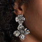 Gilded Grace - Silver - Paparazzi Earring Image