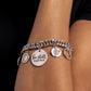 GLITTER and Grace - White - Paparazzi Bracelet Image