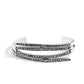 CURVED Lines - Silver - Paparazzi Bracelet Image