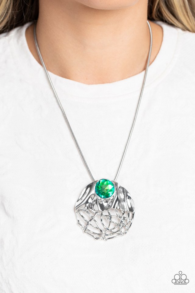 Lush Lattice - Green - Paparazzi Necklace Image