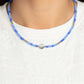 Beaming Bling - Blue - Paparazzi Necklace Image