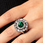 Twinkling Trance - Green - Paparazzi Ring Image