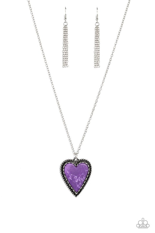 Stony Summer - Purple - Paparazzi Necklace Image