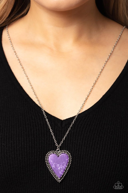 Stony Summer - Purple - Paparazzi Necklace Image