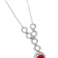 Get OVAL It - Red - Paparazzi Necklace Image