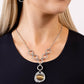 Get OVAL It - Brown - Paparazzi Necklace Image