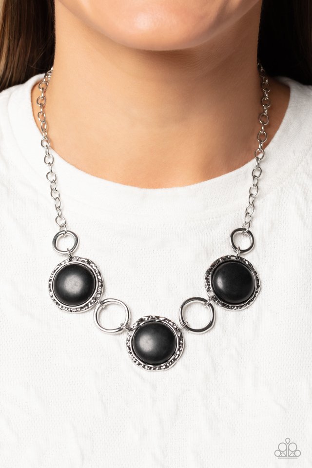 Saharan Scope - Black - Paparazzi Necklace Image