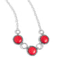 Saharan Scope - Red - Paparazzi Necklace Image