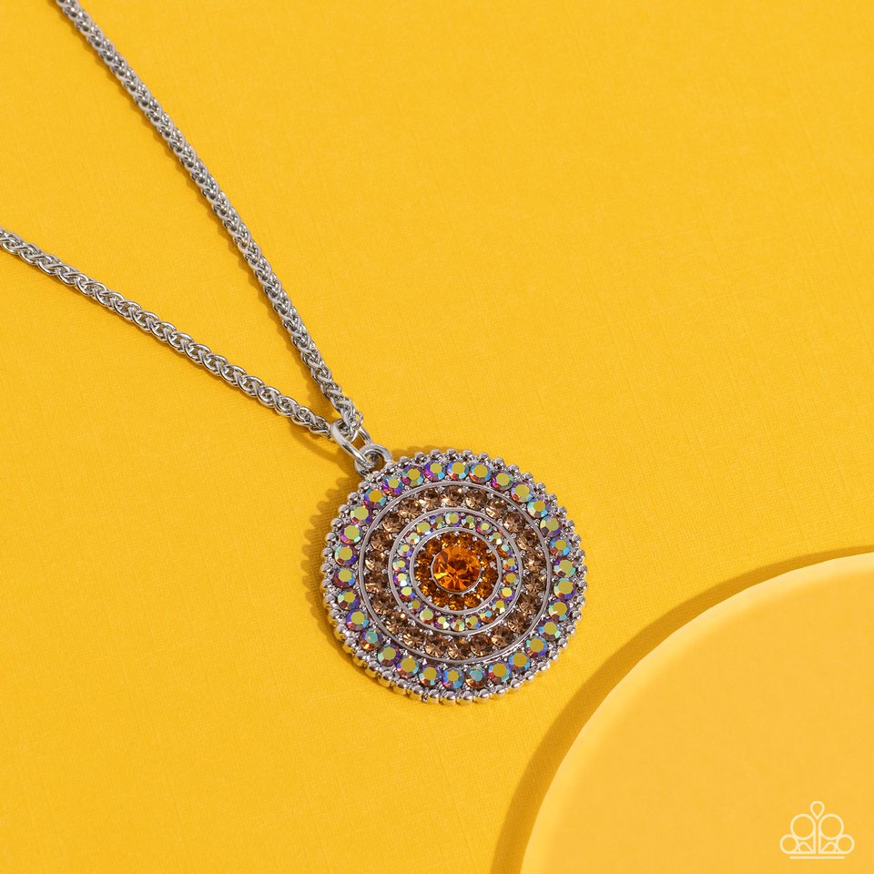 Mandala Masterpiece - Orange - Paparazzi Necklace Image