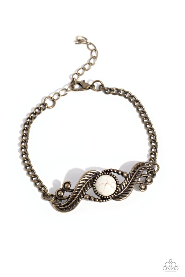 Eye in the Sky - Brass - Paparazzi Bracelet Image