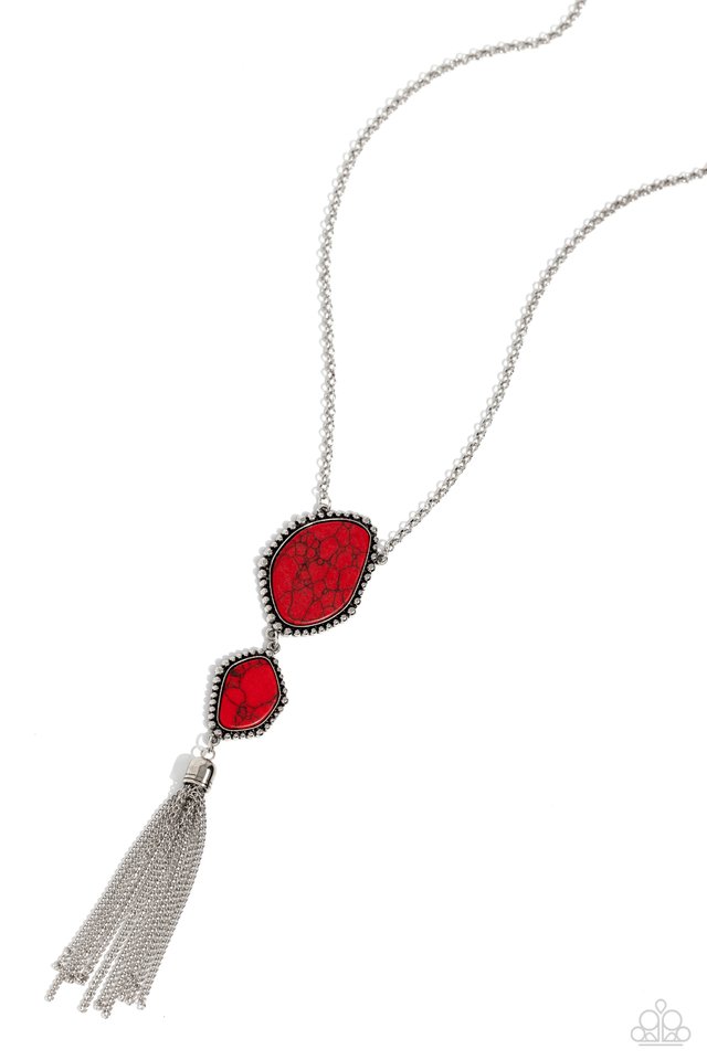 Desert Darling - Red - Paparazzi Necklace Image