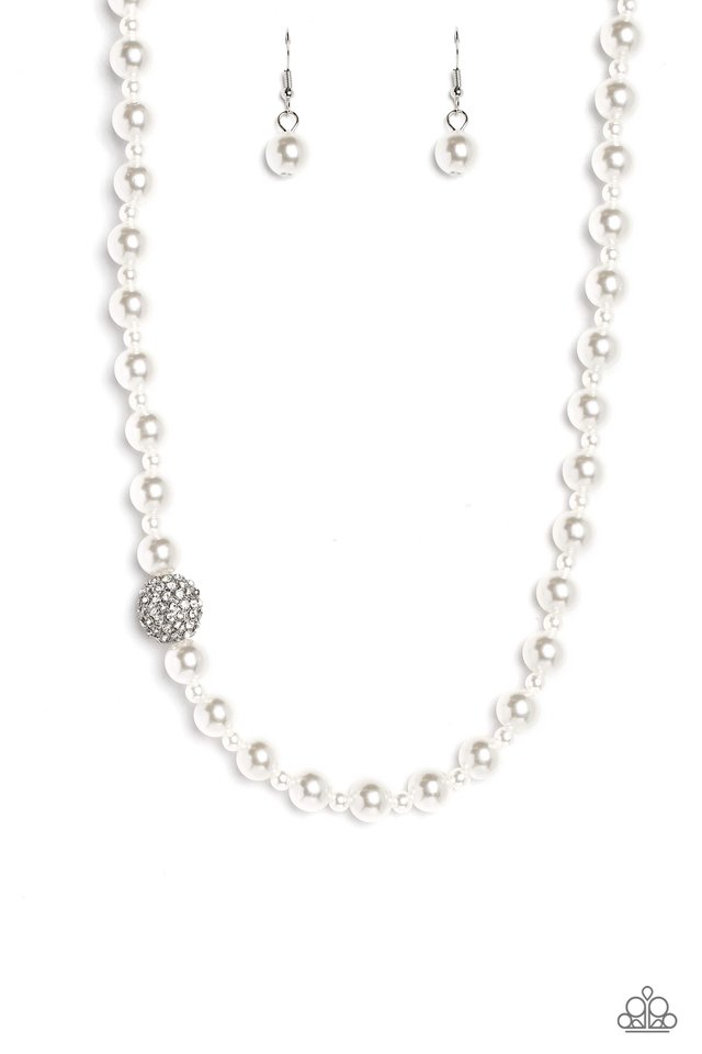 Countess Chic - White - Paparazzi Necklace Image