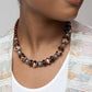 Warped Whimsicality - Brown - Paparazzi Necklace Image