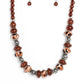 Warped Whimsicality - Brown - Paparazzi Necklace Image