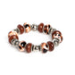 Warped Wayfarer - Brown - Paparazzi Bracelet Image