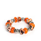 Warped Wayfarer - Orange - Paparazzi Bracelet Image