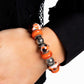 Warped Wayfarer - Orange - Paparazzi Bracelet Image